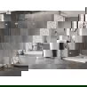 Mexen Lunar-F Duo cabine de douche pliante 75 x 70 cm, transparent, chrome - 836-075L-070P-01-00