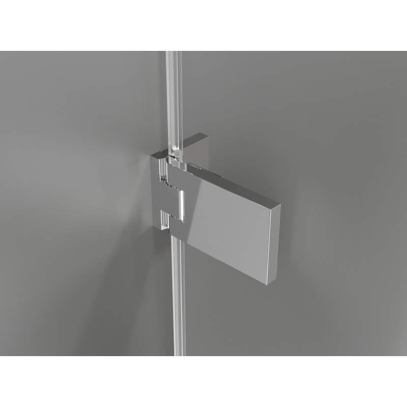 Mexen Lunar-F Duo cabine de douche pliante 85 x 70 cm, transparent, chromé - 836-085L-070P-01-00
