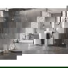 Cabine de douche pliable Mexen Lunar-F Duo 90 x 70 cm, transparent, chrome - 836-090L-070P-01-00