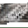 Cabine de douche pliante Mexen Lunar-F Duo 90 x 75 cm, transparent, chrome - 836-090L-075P-01-00