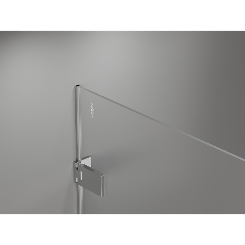 Mexen Lunar-F Duo cabine de douche pliante 90 x 85 cm, transparent, chromé - 836-090L-085P-01-00