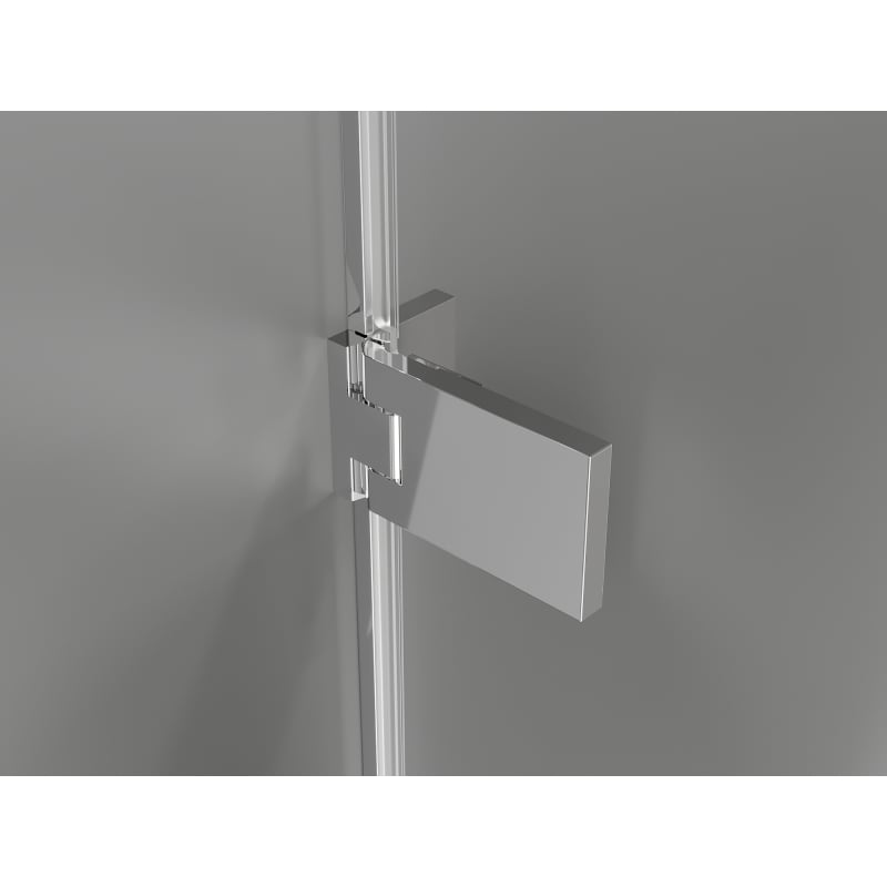Mexen Lunar-F Duo cabine de douche pliante 100 x 80 cm, transparent, chrome - 836-100L-080P-01-00
