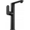 Mexen Milo robinet mélangeur pour lavabo, poignée latérale haute, Noir - 71315-70