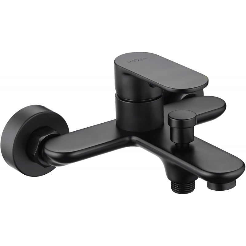 Mexen Milo mitigeur de baignoire, noir - 71330-70