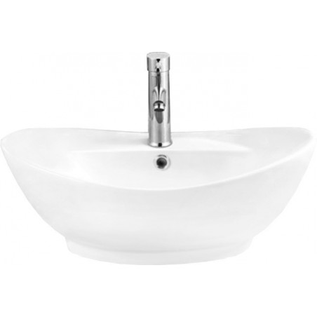 Mexen Kiara lavabo sur plan 59 x 40 cm, blanc - 21645900