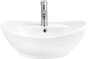 Mexen Kiara lavabo sur plan 59 x 40 cm, blanc - 21645900