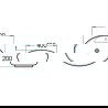 Mexen Kiara lavabo de comptoir 59 x 40 cm, Blanc - 21645900