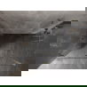 Mexen Lunar-F Duo cabine de douche pliante 100 x 90 cm, transparent, or brossé - 836-100L-090P-55-00