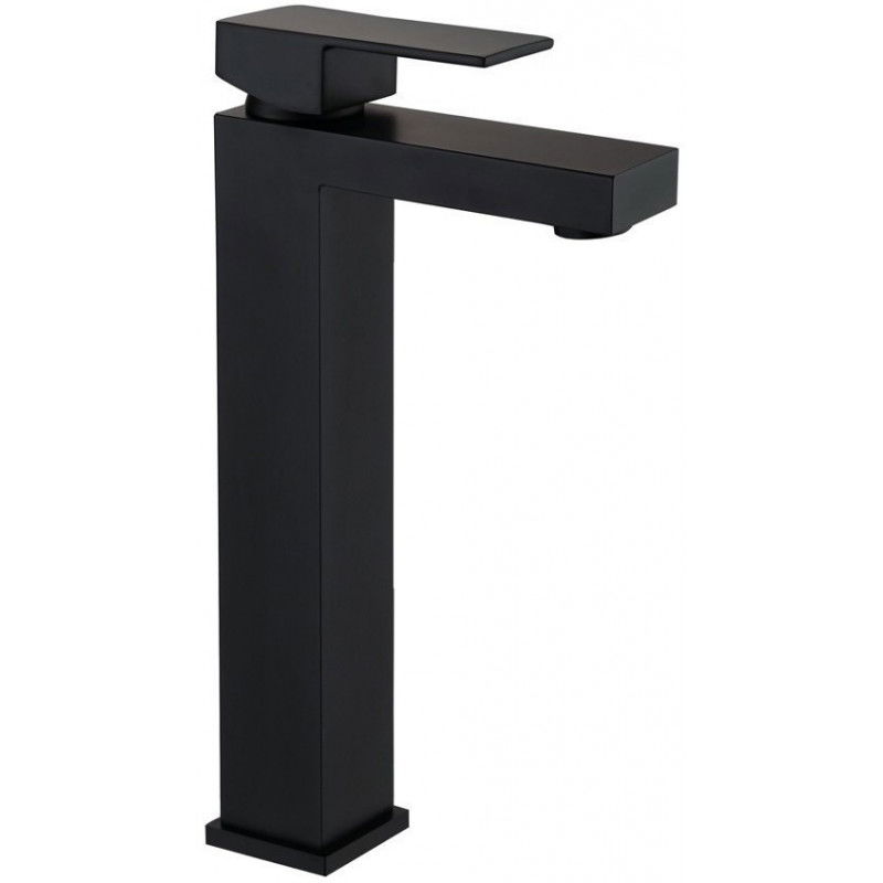 Mexen Cube robinet de lavabo haut, Noir - 72910-70