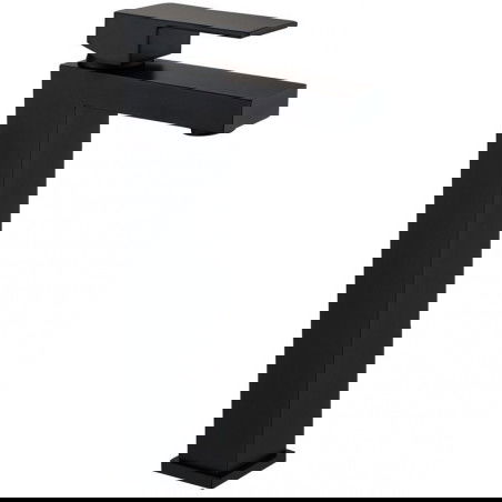 Mexen Cube robinet de lavabo haut, Noir - 72910-70