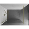 Mexen Kioto paroi de douche 120 x 200 cm, transparent 8 mm, Or - 800-120-101-50-00