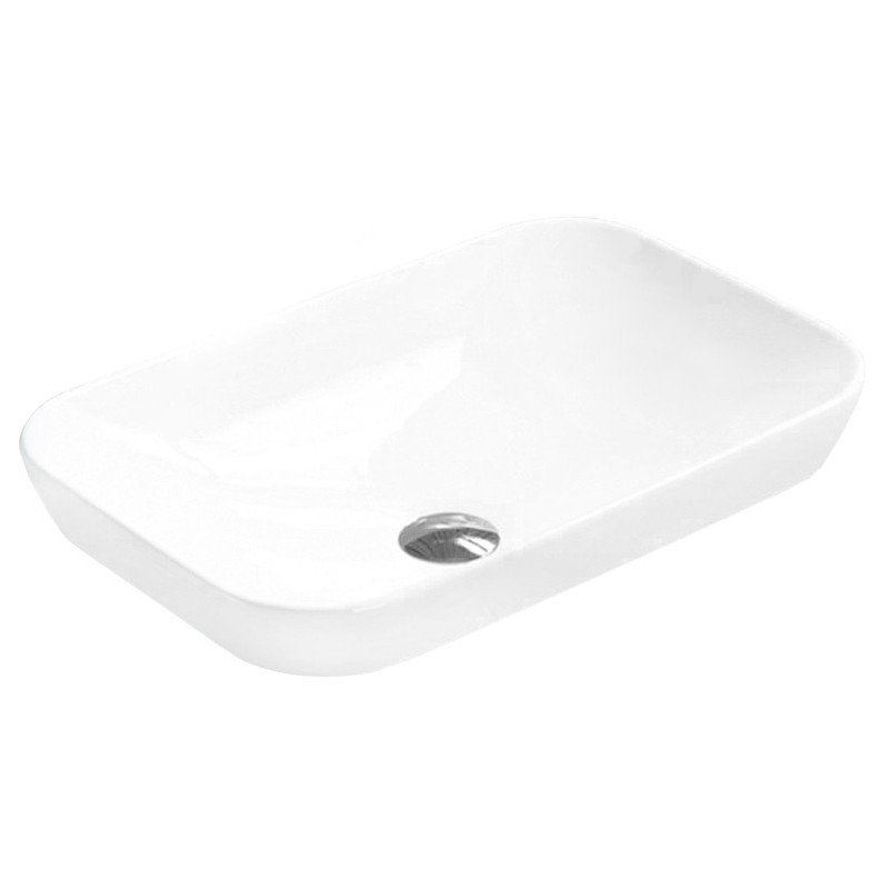 Mexen Nina lavabo encastré dans le dessus, 51 x 33 cm, blanc - 21665100