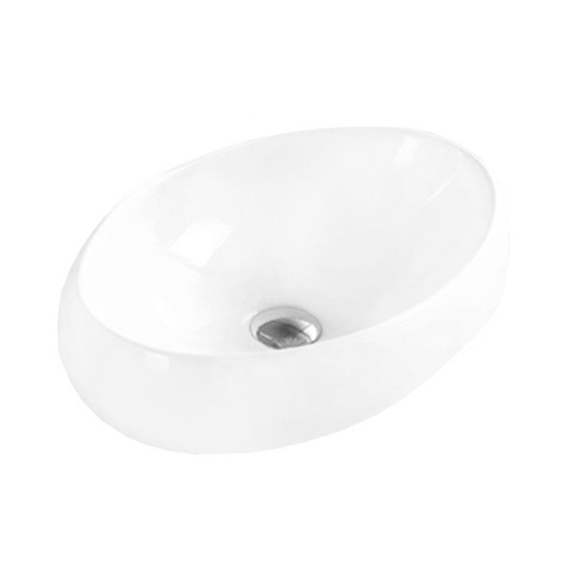 Mexen Silvia lavabo de comptoir 60 x 40 cm, Blanc - 21686000