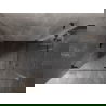 Mexen Lunar-F Duo cabine de douche pliante 80 x 70 cm, transparent, gris fusil brossé - 836-080L-070P-66-00