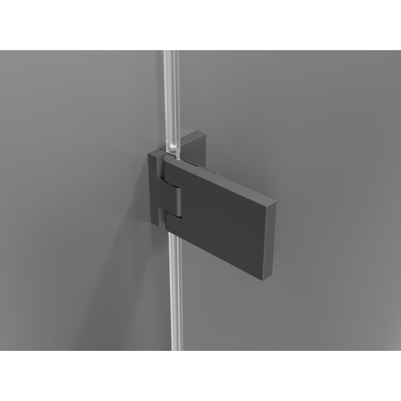 Mexen Lunar-F Duo cabine de douche pliante 80 x 70 cm, transparent, gun metal - 836-080L-070P-95-00