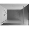 Mexen Kioto paroi de douche Walk-in 100 x 200 cm, givre 8 mm, chrome - 800-100-101-01-30