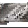 Mexen Lunar-F Duo cabine de douche pliante 90 x 90 cm, transparent, nickel brossé - 836-090L-090P-97-00