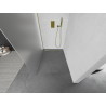Mexen Kioto paroi de douche Walk-in 70 x 200 cm, givrée 8 mm, dorée - 800-070-101-50-30