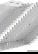 Mexen Lunar T cabine de douche pivotante droite 130 x 90 cm, transparent, or - 834T-130-090-50-00-P