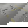 Pare-douche battante droite Mexen Lunar T 130 x 90 cm, transparent, or - 834T-130-090-50-00-P