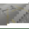 Pare-douche battante droite Mexen Lunar T 130 x 90 cm, transparent, or - 834T-130-090-50-00-P