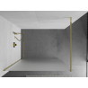 Mexen Kioto paroi de douche Walk-in 100 x 200 cm, givrée 8 mm, or - 800-100-101-50-30