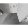 Mexen Kioto paroi de douche Walk-in 70 x 200 cm, givre 8 mm, or rose - 800-070-101-60-30