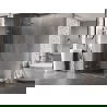 Cabine de douche pliante Mexen Lunar-F gauche 90 x 80 cm, transparent, chrome - 836-090-080-01-00-L