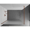 Mexen Kioto paroi de douche Walk-in 110 x 200 cm, givre 8 mm, or rose - 800-110-101-60-30