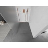 Mexen Kioto paroi de douche Walk-in 110 x 200 cm, givre 8 mm, or rose - 800-110-101-60-30