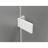 Mexen Lunar-F cabine de douche pliante gauche 95 x 90 cm, transparente, blanche - 836-095-090-20-00-L