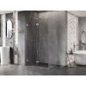 Mexen Lunar-F cabine de douche pliante gauche 95 x 90 cm, transparente, blanche - 836-095-090-20-00-L