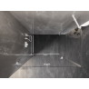 Mexen Lunar-F cabine de douche pliante gauche 95 x 90 cm, transparente, blanche - 836-095-090-20-00-L