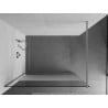Mexen Kioto paroi de douche Walk-in 100 x 200 cm, transparent/givre 8 mm, chrome - 800-100-101-01-35
