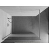 Mexen Kioto paroi de douche Walk-in 100 x 200 cm, transparent/satiné 8 mm, chrome - 800-100-101-01-35