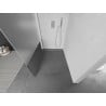 Mexen Kioto paroi de douche Walk-in 100 x 200 cm, transparent/givre 8 mm, chrome - 800-100-101-01-35