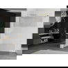 Mexen Kioto paroi de douche Walk-in 70 x 200 cm, transparent/givré 8 mm, doré - 800-070-101-50-35