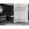 Mexen Kioto paroi de douche Walk-in 70 x 200 cm, transparent/givré 8 mm, or - 800-070-101-50-35
