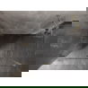 Cabine de douche pliante Mexen Lunar-F gauche 100 x 70 cm, transparente, or brossé - 836-100-070-55-00-L