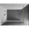 Mexen Kioto paroi de douche Walk-in 90 x 200 cm, transparent/givré 8 mm, or - 800-090-101-50-35