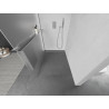 Mexen Kioto+ paroi de douche avec étagère Walk-in 90 x 200 cm, givrée, chrome - 800-090-121-01-30