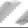 Mexen Lunar-F cabine de douche pliante gauche 100 x 100 cm, transparent, or rose- 836-100-100-60-00-L