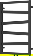 Mexen Zoom radiateur décoratif de salle de bain 770 x 530 mm, 275 W, noir - W130-0770-530-00-70