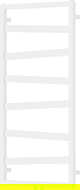 Mexen Zoom radiateur salle de bain décoratif 1100 x 530 mm, 376 W, blanc - W130-1100-530-00-20