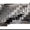 Mexen Lunar-F cabine de douche pliante gauche 90 x 70 cm, transparent, gris anthracite brossé - 836-090-070-66-00-L