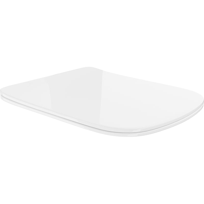 Mexen abattant à descente progressive slim, duroplast, blanc brillant - 39120100