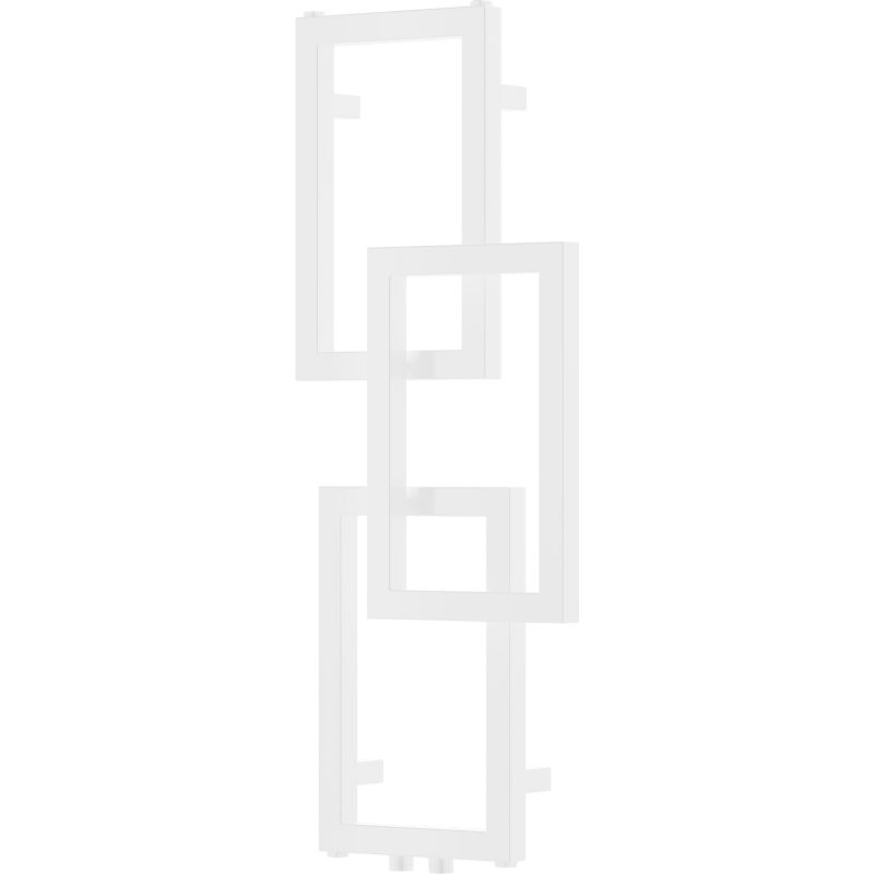 Radiateur décoratif de salle de bain Mexen Grid 870 x 360 mm, 209 W, blanc - W215-0870-360-00-20