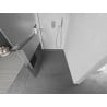 Mexen Kioto+ paroi de douche avec étagère Walk-in 70 x 200 cm, transparent/givre, chrome - 800-070-121-01-35