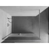 Mexen Kioto+ paroi de douche avec étagère Walk-in 70 x 200 cm, transparent/givre, chrome - 800-070-121-01-35