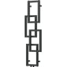Mexen Grid radiateur décoratif de salle de bains 1115 x 360 mm, 279 W, anthracite - W215-1115-360-00-66